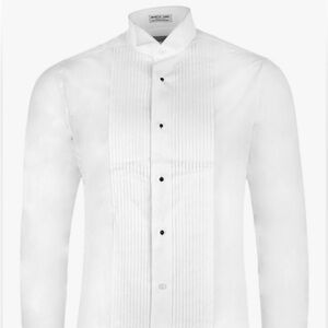 Classix Wing Collar Tuxedo Shirt Size Medium 15.5” Neck 38/39 Sleeve